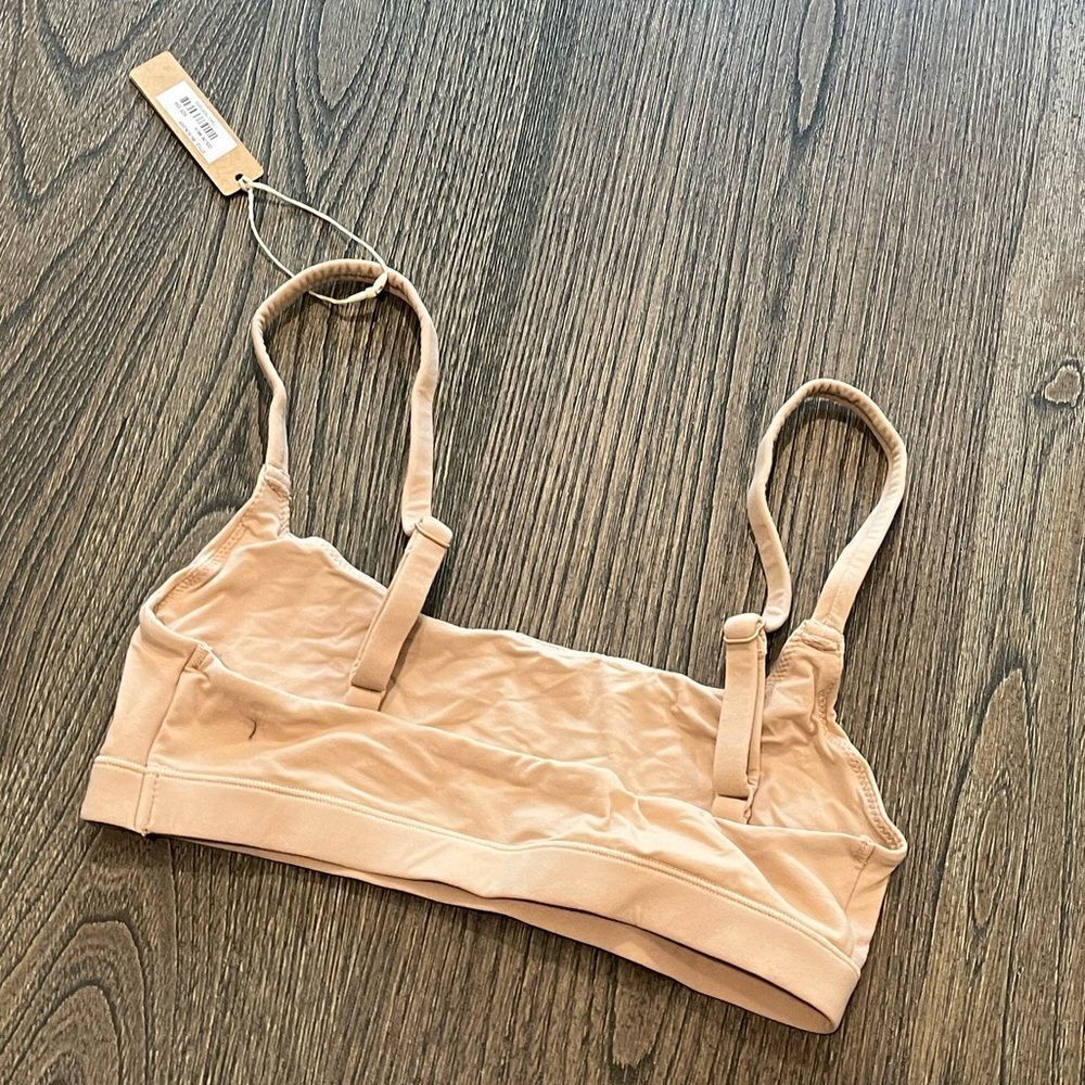 NWT Skims Fits Everybody Scoop Bralette Mica Size XXS - Picture 4 of 4